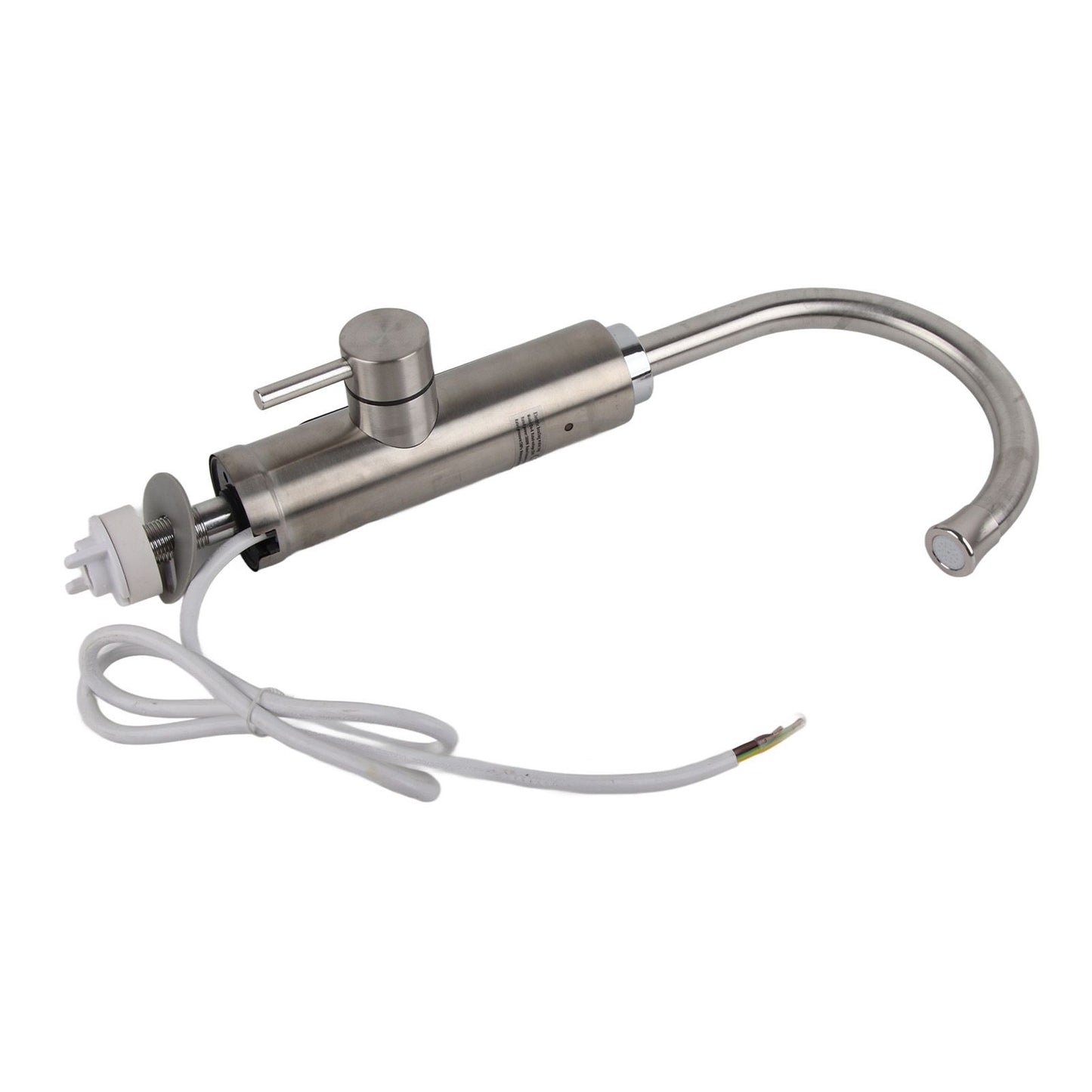 Stainless Steel Electric Water Heater Faucet Instant Tankless Electric Hot Water Heater Faucet for Household Kitchen Cold Hot Dual Use