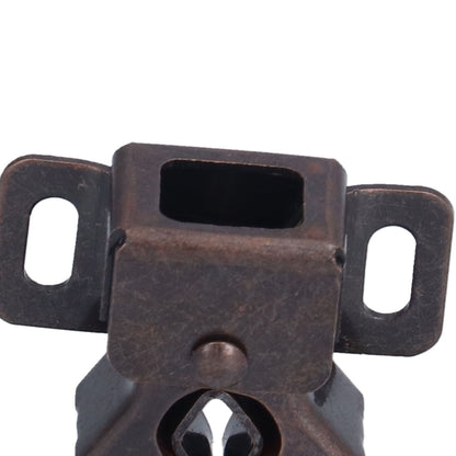 30 Set Stainless Steel Double Roller Catch Cabinet Latches Self Elastic Magnetic Damping Buffer