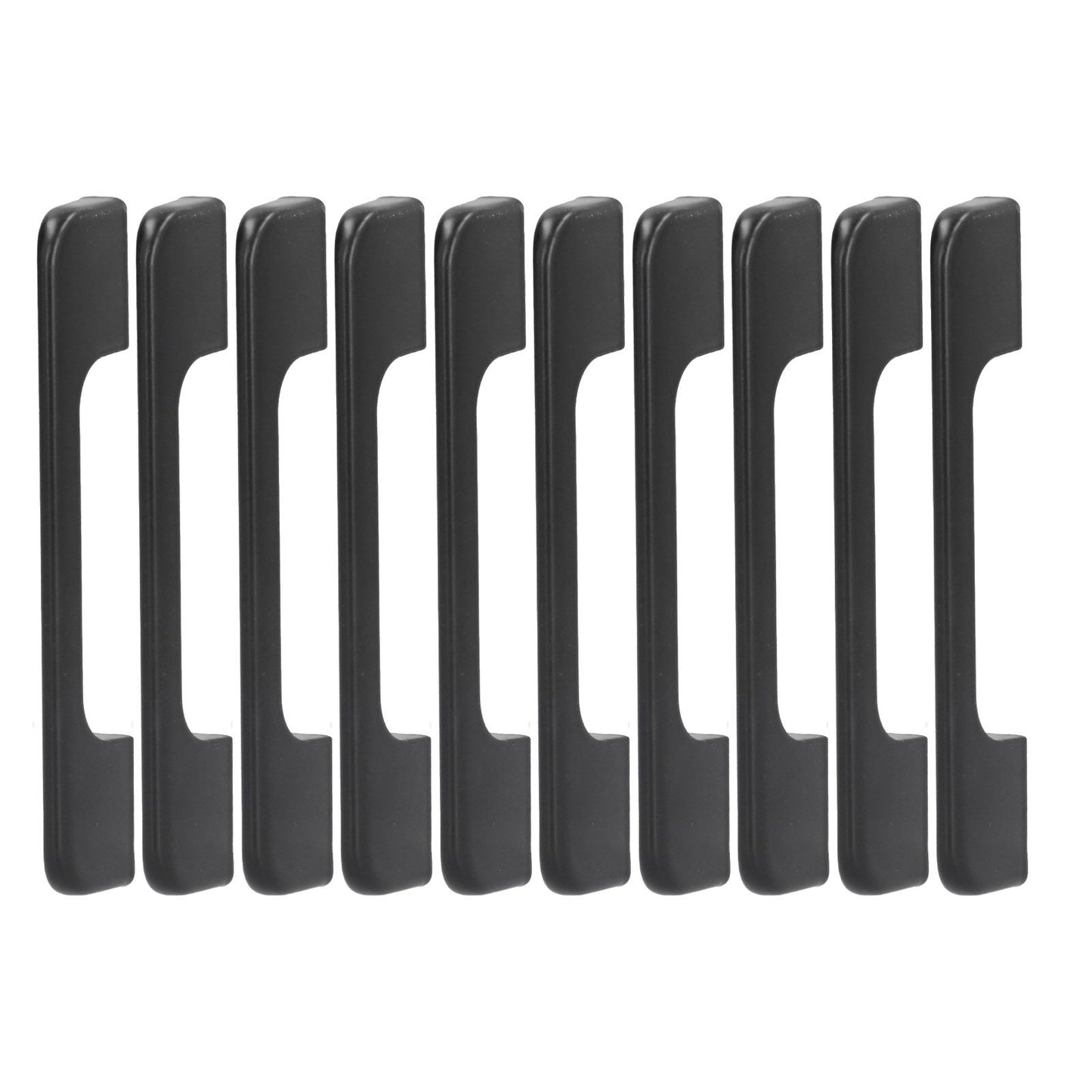 10 Pcs Drawer Pulls Strong Bearing Capacity Modern Simple Unique Cabinet Handles with Screw for Wardrobe Door Window