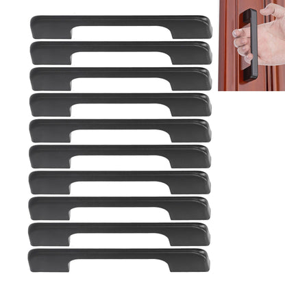 10 Pcs Drawer Pulls Strong Bearing Capacity Modern Simple Unique Cabinet Handles with Screw for Wardrobe Door Window