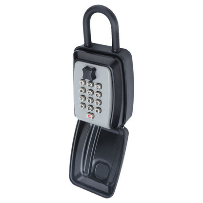 Key Locks Storage Box Large Capacity Safe 4 Digit Combination Wall Mounted Alloy Password Lock