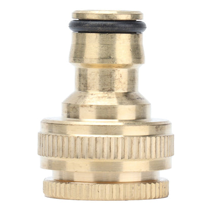 4PCS Faucet Joint 1/2in 3/4in Internal Thread Water Pipe Connector Brass Hose Adapter