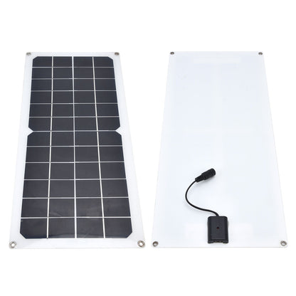 10W Photovoltaic Solar Panel Charging Board with Dual USB Ports for RVs Boat Planes Satellites Spaceport