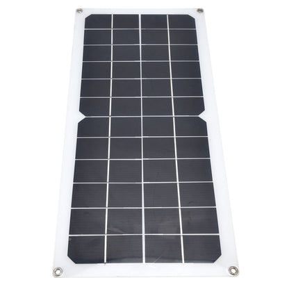 10W Photovoltaic Solar Panel Charging Board with Dual USB Ports for RVs Boat Planes Satellites Spaceport