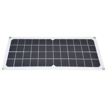 10W Photovoltaic Solar Panel Charging Board with Dual USB Ports for RVs Boat Planes Satellites Spaceport