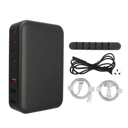 Multi Port USB Charger 235W 8 Ports PD65W Tabletop Fast USB C Charging Station for Macbook 100‑240V
