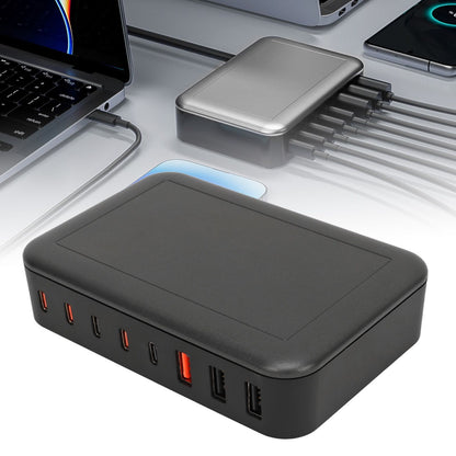Multi Port USB Charger 235W 8 Ports PD65W Tabletop Fast USB C Charging Station for Macbook 100‑240V