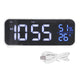 Digital Alarm Clock LED Digital Music Alarm Clock USB Charging Electronic Clock Temperature Display for Home