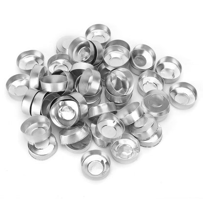 50Pcs Candle Base Longer Life Durable Heat Resistant DIY Material for Making Candles Mold Container