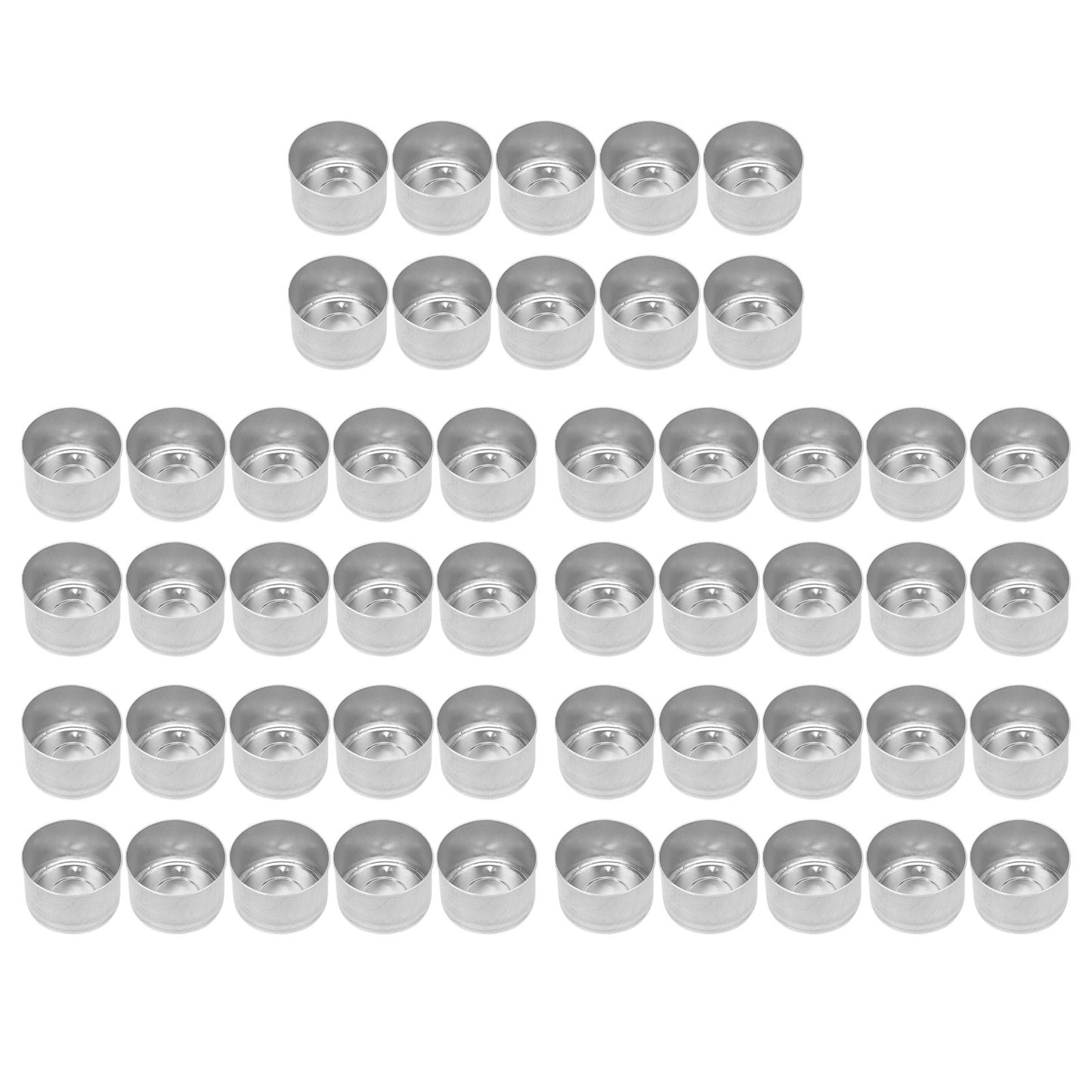 50Pcs Candle Base Longer Life Durable Heat Resistant DIY Material for Making Candles Mold Container