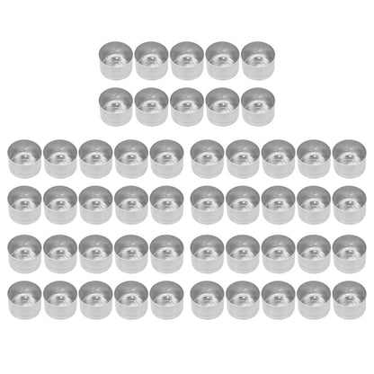 50Pcs Candle Base Longer Life Durable Heat Resistant DIY Material for Making Candles Mold Container