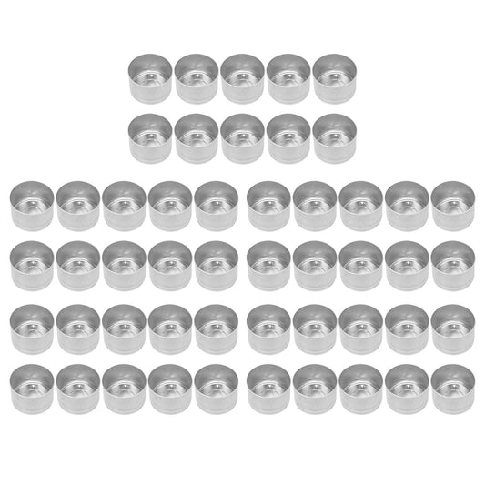 50Pcs Candle Base Longer Life Durable Heat Resistant DIY Material for Making Candles Mold Container