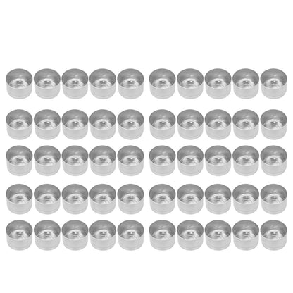 50Pcs Candle Base Longer Life Durable Heat Resistant DIY Material for Making Candles Mold Container