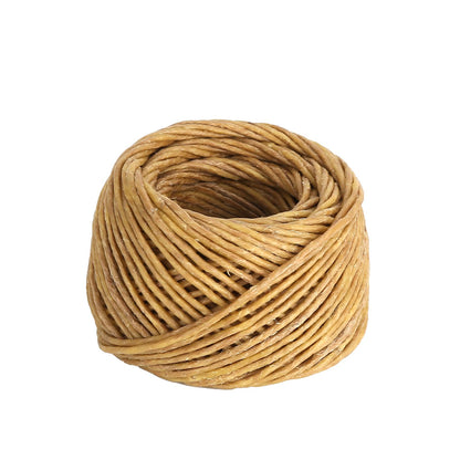 2pcs Candle Wicks 2mm Waxed Non Toxic Environmentally Friendly Organic Hemp Wicks for DIY Candles Making Oil Lamps60m