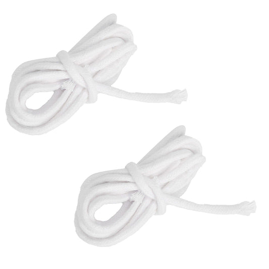 2pcs Candle Wicks Good Oil Absorbency Combustion Durable Braid Cotton Candle Wick for DIY Oil Lamp4mm