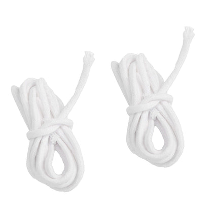2pcs Candle Wicks Good Oil Absorbency Combustion Durable Braid Cotton Candle Wick for DIY Oil Lamp4mm