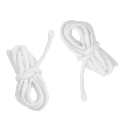2pcs Candle Wicks Good Oil Absorbency Combustion Durable Braid Cotton Candle Wick for DIY Oil Lamp4mm