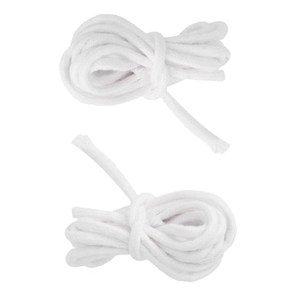 2pcs Candle Wicks Good Oil Absorbency Combustion Durable Braid Cotton Candle Wick for DIY Oil Lamp4mm