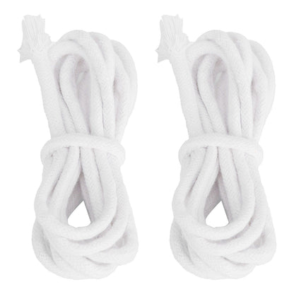 2pcs Candle Wicks Good Oil Absorbency Combustion Durable Braid Cotton Candle Wick for DIY Oil Lamp5mm
