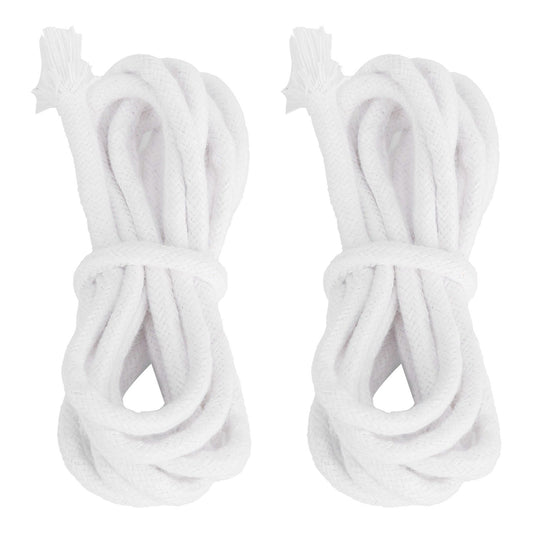 2pcs Candle Wicks Good Oil Absorbency Combustion Durable Braid Cotton Candle Wick for DIY Oil Lamp5mm