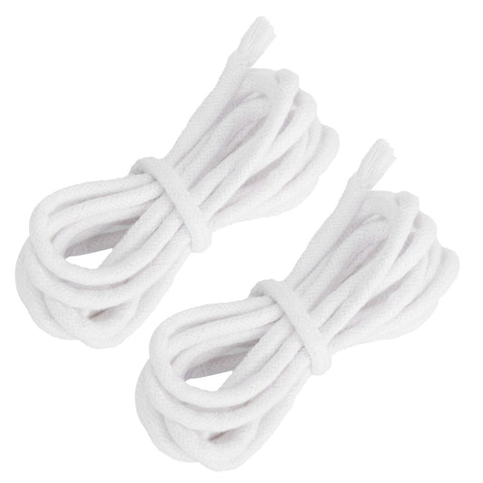 2pcs Candle Wicks Good Oil Absorbency Combustion Durable Braid Cotton Candle Wick for DIY Oil Lamp5mm