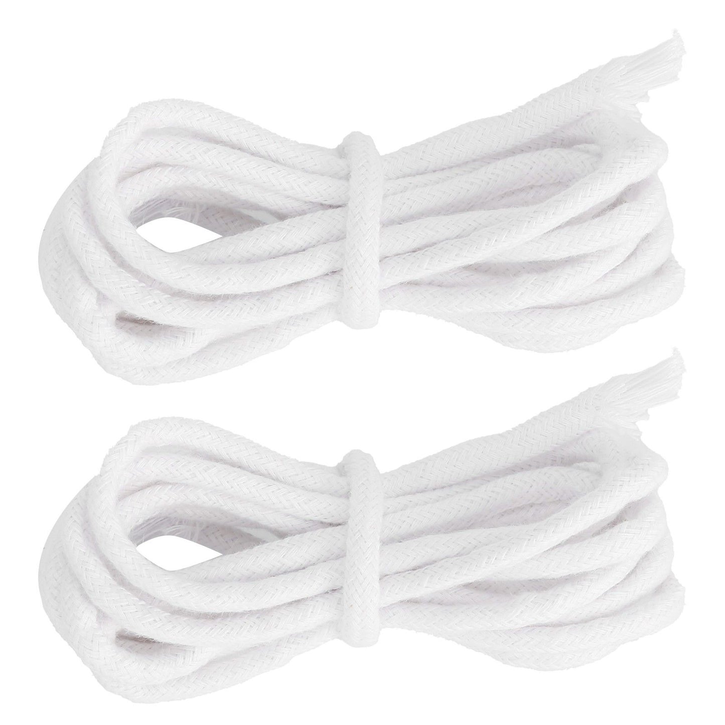 2pcs Candle Wicks Good Oil Absorbency Combustion Durable Braid Cotton Candle Wick for DIY Oil Lamp5mm