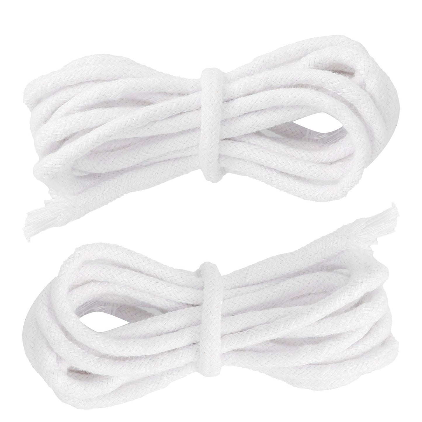 2pcs Candle Wicks Good Oil Absorbency Combustion Durable Braid Cotton Candle Wick for DIY Oil Lamp5mm