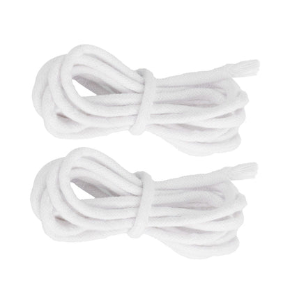 2pcs Candle Wicks Good Oil Absorbency Combustion Durable Braid Cotton Candle Wick for DIY Oil Lamp5mm