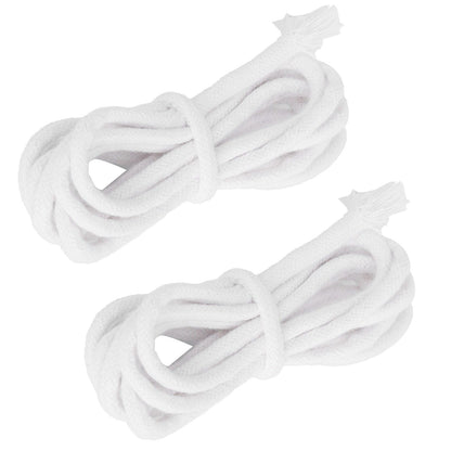 2pcs Candle Wicks Good Oil Absorbency Combustion Durable Braid Cotton Candle Wick for DIY Oil Lamp5mm