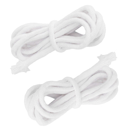 2pcs Candle Wicks Good Oil Absorbency Combustion Durable Braid Cotton Candle Wick for DIY Oil Lamp5mm