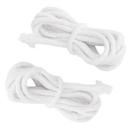 2pcs Candle Wicks Good Oil Absorbency Combustion Durable Braid Cotton Candle Wick for DIY Oil Lamp5mm