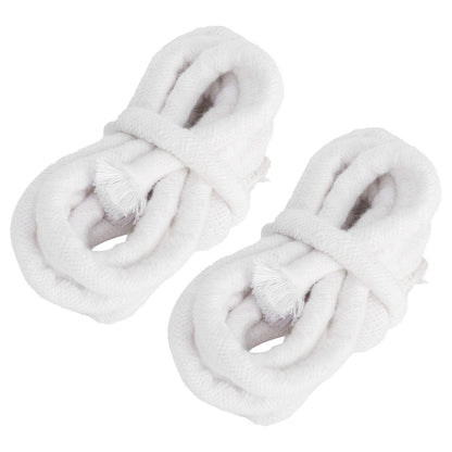 2pcs Candle Wicks Good Oil Absorbency Combustion Durable Braid Cotton Candle Wick for DIY Oil Lamp10mm
