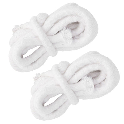 2pcs Candle Wicks Good Oil Absorbency Combustion Durable Braid Cotton Candle Wick for DIY Oil Lamp10mm