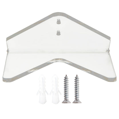 Skateboard Display Rack Stand Transparent Acrylic Wall Mount Hanger Holder for Home Office Use