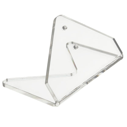 Skateboard Display Rack Stand Transparent Acrylic Wall Mount Hanger Holder for Home Office Use