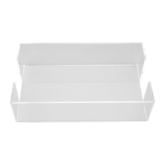 Napkin Tray Storage Holder Transparent Acrylic Modern 9.5x5.5x2.5in Large Capacity Napkin Dispenser for Party Kitchen