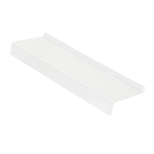 Acrylic Tilted Computer Keyboard Holder Low Front Lip Polished Finish Keyboard Riser Keyboard Holder for Office Transparent