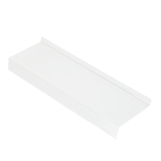 Acrylic Tilted Computer Keyboard Holder Low Front Lip Polished Finish Keyboard Riser Keyboard Holder for Office Transparent