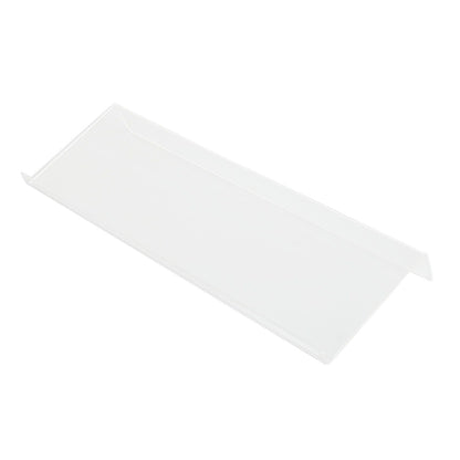 Acrylic Tilted Computer Keyboard Holder Low Front Lip Polished Finish Keyboard Riser Keyboard Holder for Office Transparent