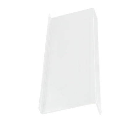 Acrylic Tilted Computer Keyboard Holder Low Front Lip Polished Finish Keyboard Riser Keyboard Holder for Office Transparent