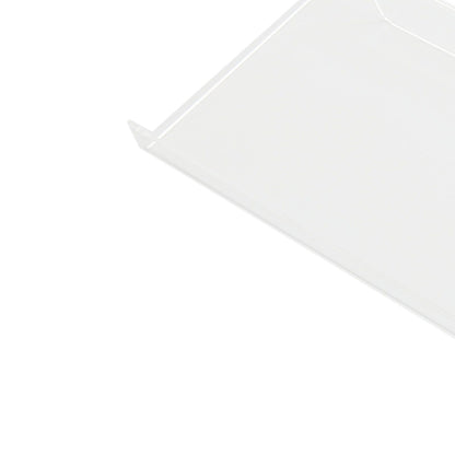 Acrylic Tilted Computer Keyboard Holder Low Front Lip Polished Finish Keyboard Riser Keyboard Holder for Office Transparent