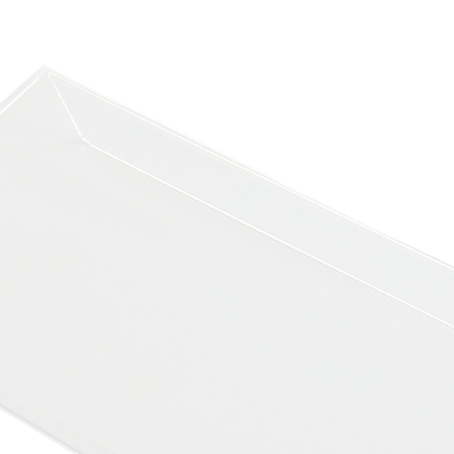 Acrylic Tilted Computer Keyboard Holder Low Front Lip Polished Finish Keyboard Riser Keyboard Holder for Office Transparent