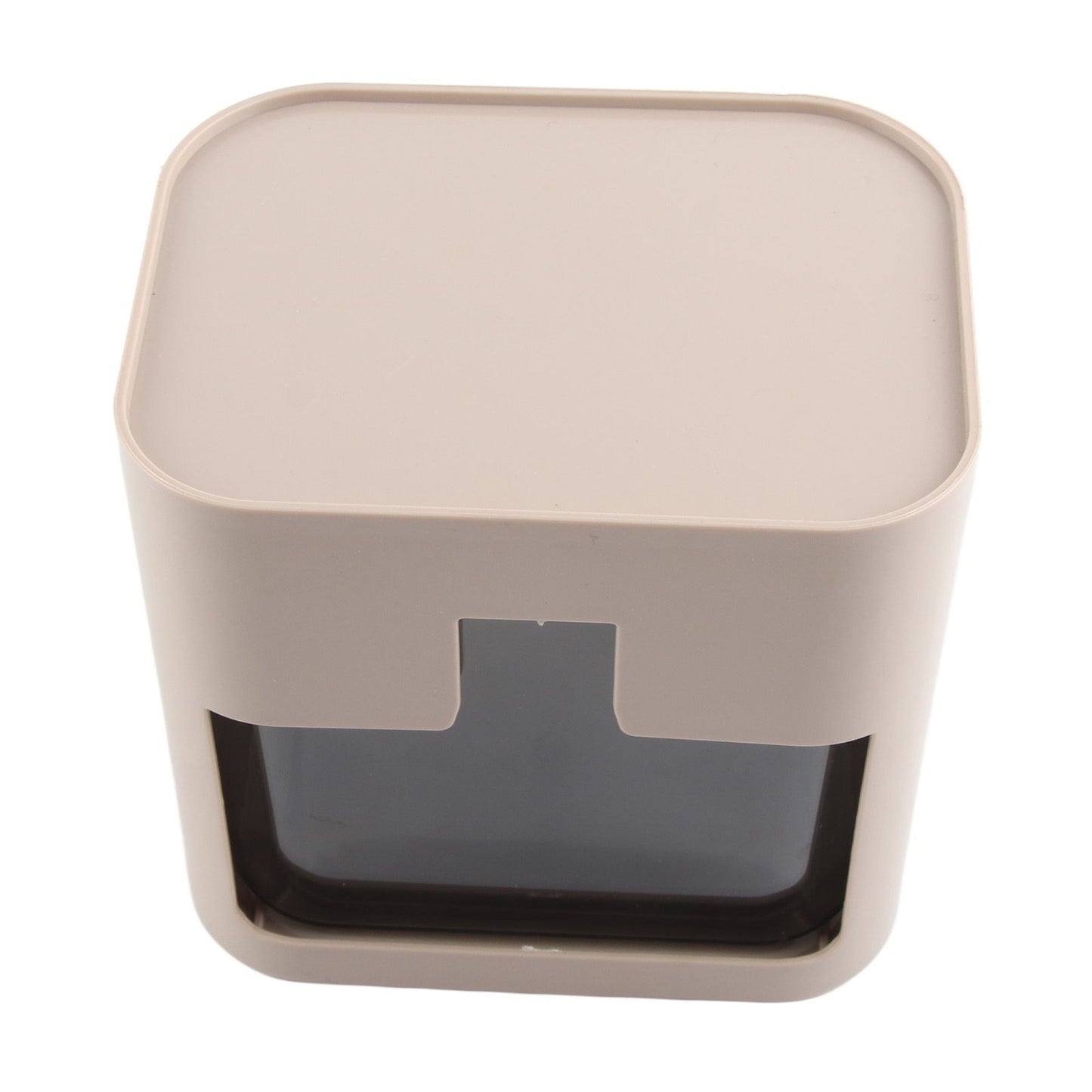 Tea Bag Storage Rack Multifunctional Desktop Office Desk Capsule Coffee Standing Box Plastic Acrylic Gray