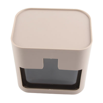 Tea Bag Storage Rack Multifunctional Desktop Office Desk Capsule Coffee Standing Box Plastic Acrylic Gray