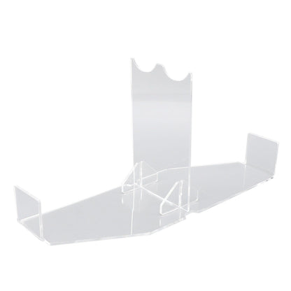 Lightsaber Display Stand Acrylic Desktop Lightsaber Display Holder Rack Wand Stand Dagger Dispaly Stand with Anti Slip Pad Transparent
