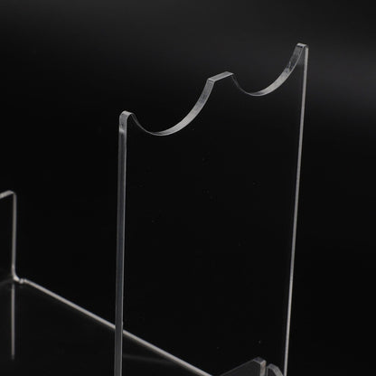 Lightsaber Display Stand Acrylic Desktop Lightsaber Display Holder Rack Wand Stand Dagger Dispaly Stand with Anti Slip Pad Transparent