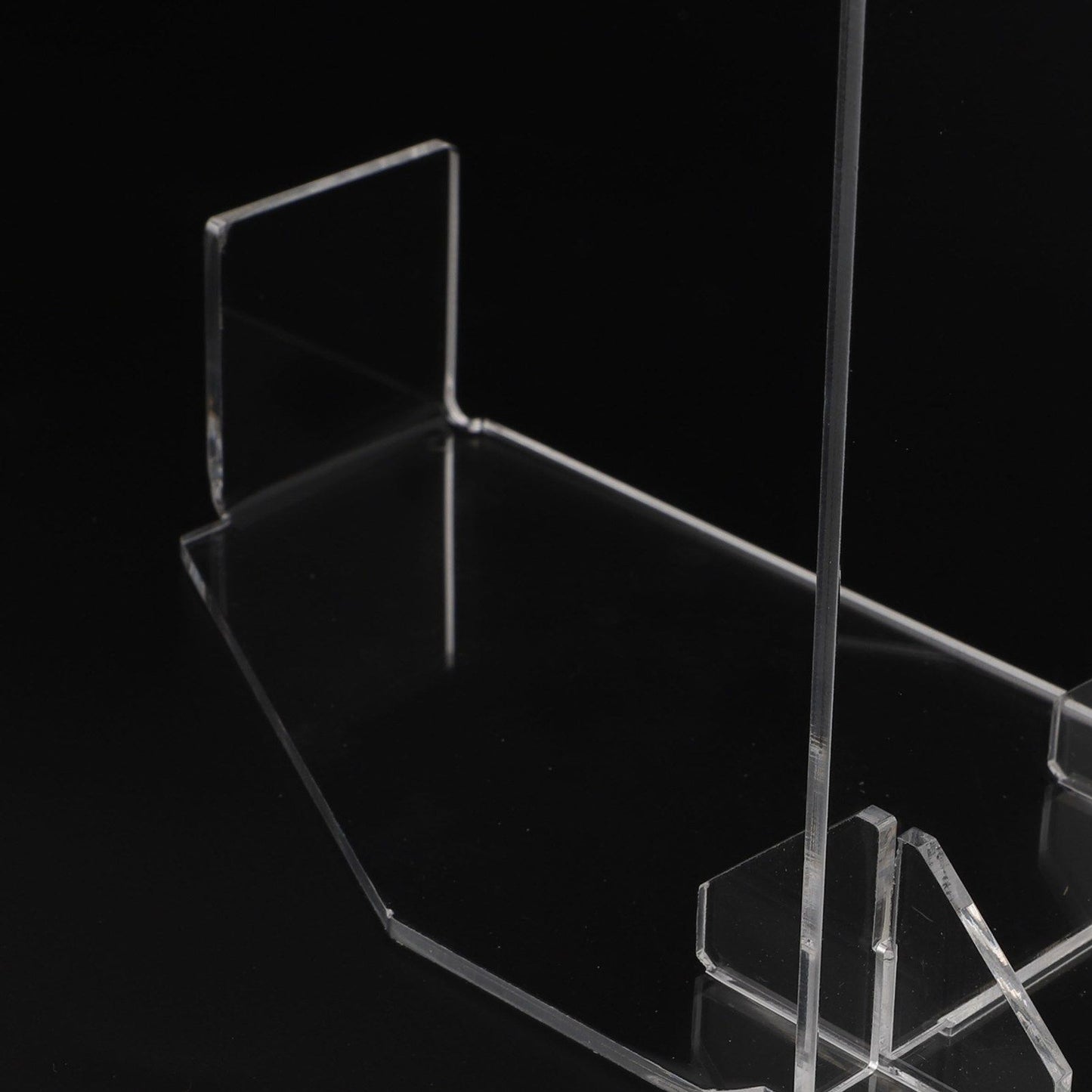Lightsaber Display Stand Acrylic Desktop Lightsaber Display Holder Rack Wand Stand Dagger Dispaly Stand with Anti Slip Pad Transparent