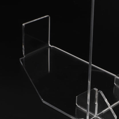 Lightsaber Display Stand Acrylic Desktop Lightsaber Display Holder Rack Wand Stand Dagger Dispaly Stand with Anti Slip Pad Transparent