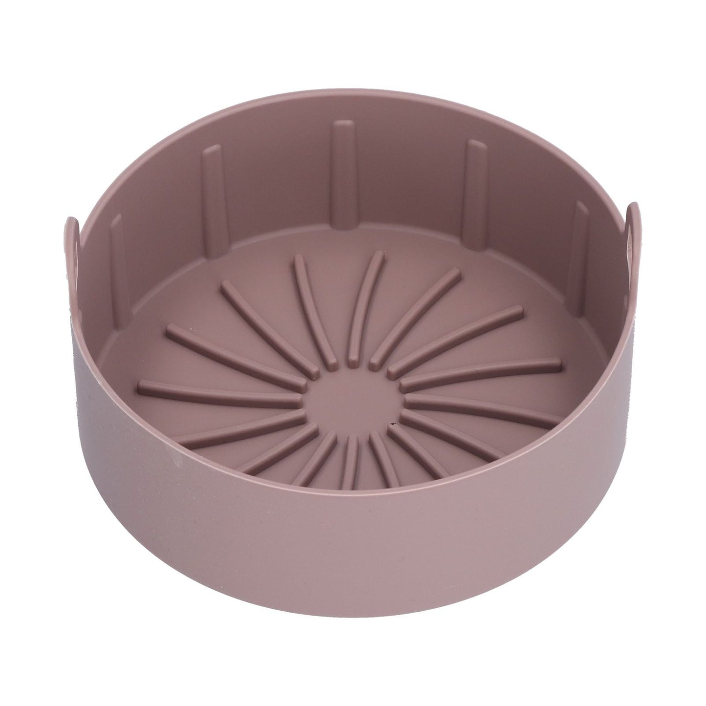 Reusable Silicone Pot Replacement Kitchen Electric Fryer Basket Tray Baking Accessory 20℃220℃(16cm Coffee )