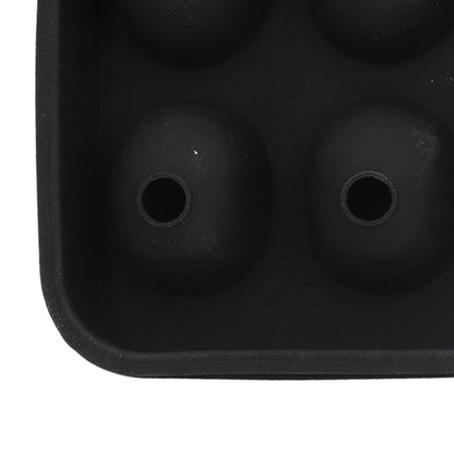 10 Grids Ice Cube Mold Silicone Black Professional Skull Ice Cube Mold for Halloween Home Bar